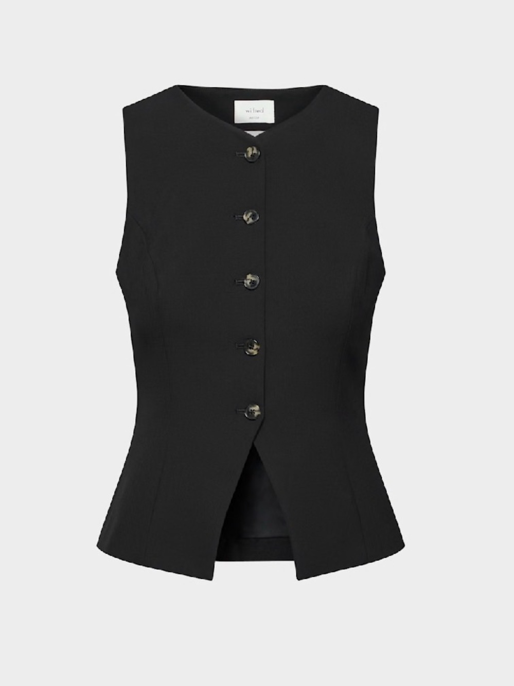 NWT Aritzia Black Regal Vest